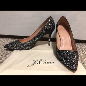 J Crew Sparkle Heels